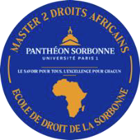 Logo du M2 Droits africains de l'Université Paris 1 Panthéon-Sorbonne