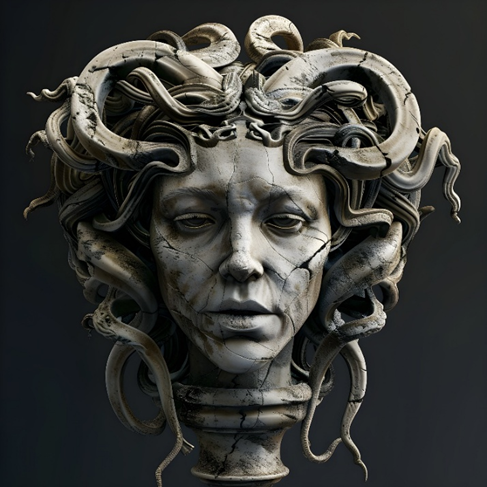 Statue d'une Gorgone