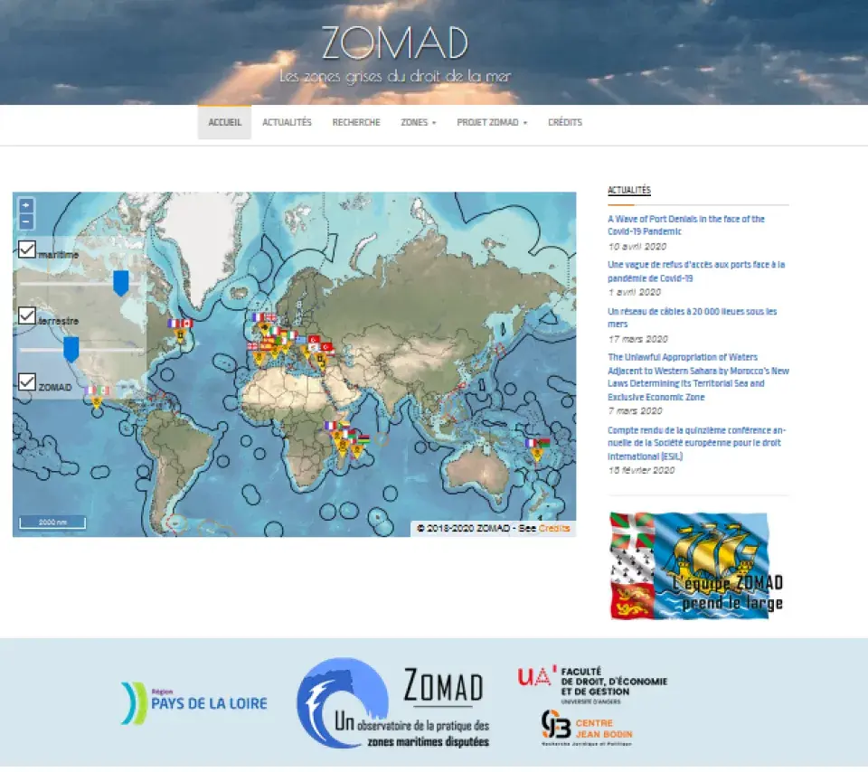 Fiches, notes d'actualité...  Les zones grises du droit de la mer