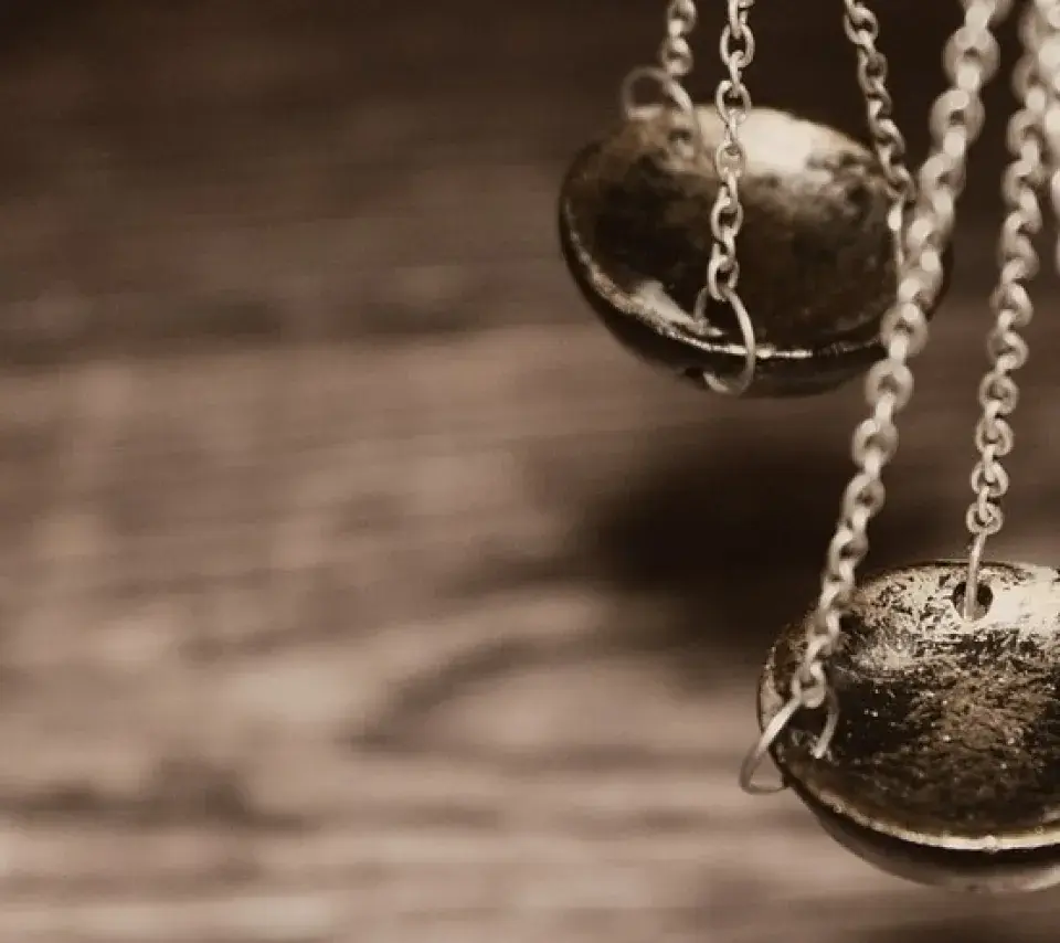 Image d'une balance, allégorie de la Justice