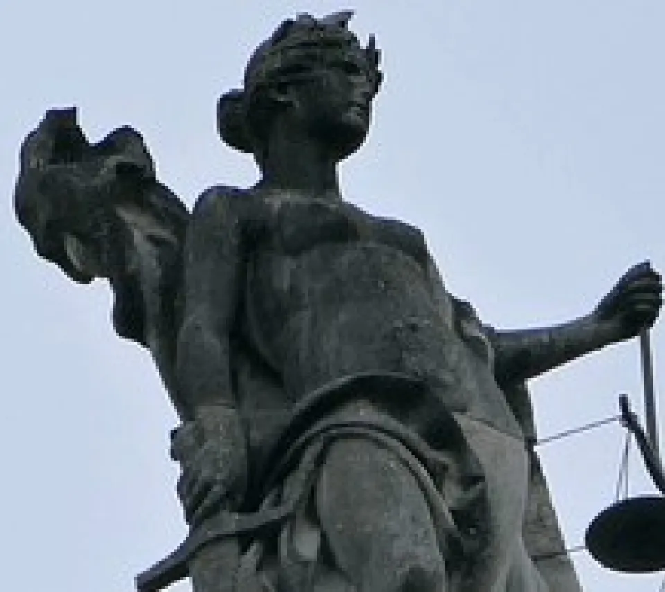 Statue symbolisant la Justice