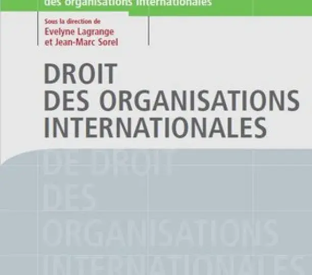 Droit des organisations internationales