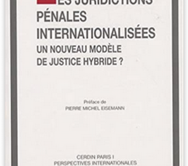 Les juridictions pénales internationalisées