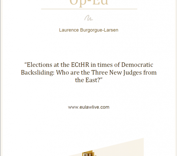 Elections at the ECtHR in Times of Democratic Backsliding
