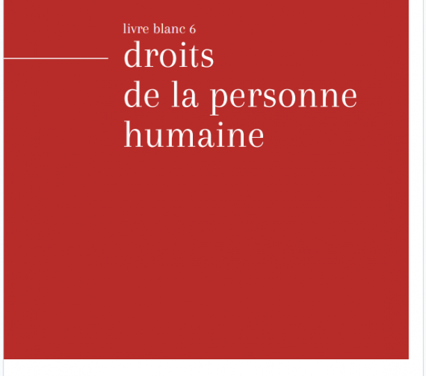 Droits de la personne humaine